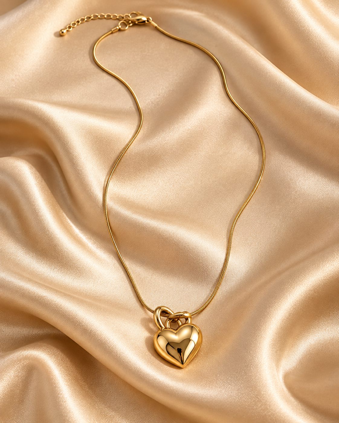 Puffy Heart Necklace